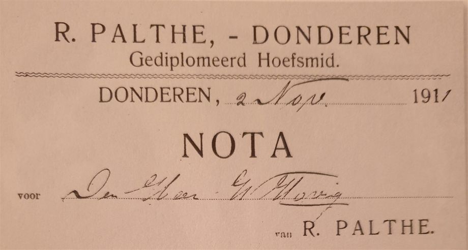 Donderen - Palthe - 1911